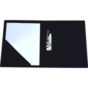 IBERPLAS CARPETA CON MINICLIP LATERAL FOLIO NEGRO 363-00